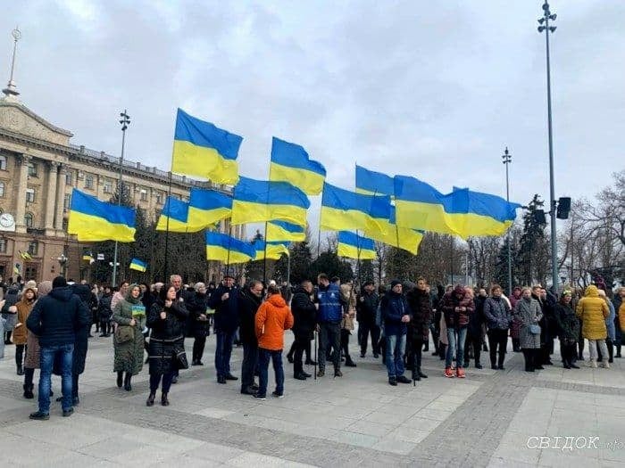 День Єднання на головній площі Миколаєва